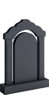 Памятник-арка с трёхлопастным сводом, арт. AS.12