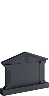 Памятник с фронтоном и кругом, арт. AS.53