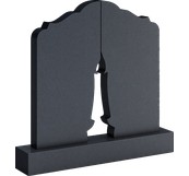 Парный памятник со сквозной свечой, арт. DA.11