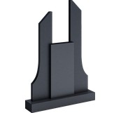 Парный памятник с двумя остриями, арт. DA.69